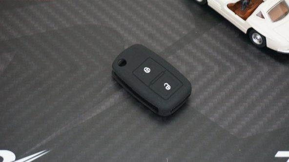 Seat Leon İbiza Altea Seat Logolu 1.Kalite Silikon Anahtar Kılıfı - 2