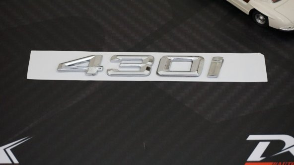 Bmw 430İ Bagaj Krom Metal 3M 3D Yazı Logo - 2