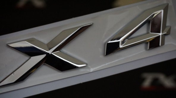 Bmw X4 Bagaj Krom Metal 3M 3D Yazı Logo