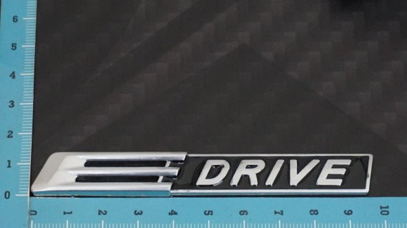 Bmw E Drive Krom Metal Bagaj Logo 3M 3D Orjinal Ürün - 6