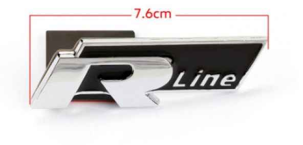 Volkswagen VW R Line Ön Panjur 3M 3D Logo Orjinal Ürün - 4
