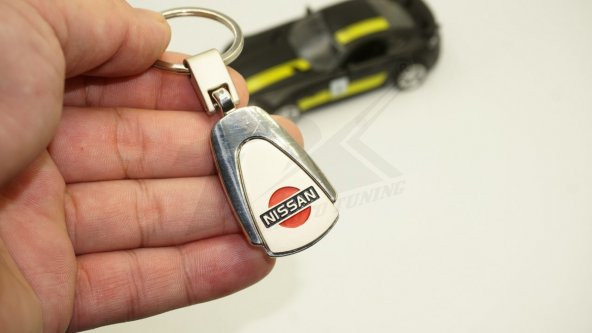 Nissan Logo Krom Metal Stil Anahtarlık New Style - 2
