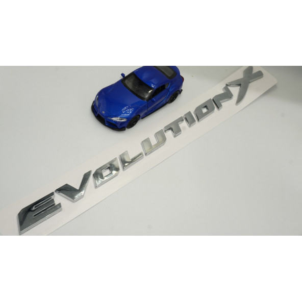 Mitsubishi Lancer Evolation X 3M 3D Bagaj Yazı Logo Amblem - 2