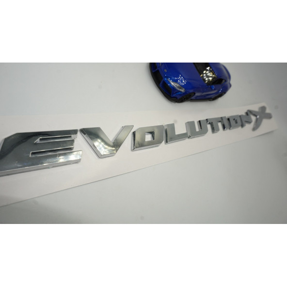 Mitsubishi Lancer Evolation X 3M 3D Bagaj Yazı Logo Amblem - 4