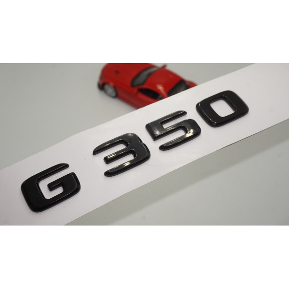 G 350 Bagaj Parlak Siyah ABS 3M 3D Yazı Logo