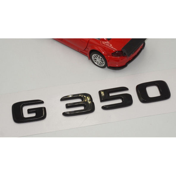 G 350 Bagaj Parlak Siyah ABS 3M 3D Yazı Logo - 3