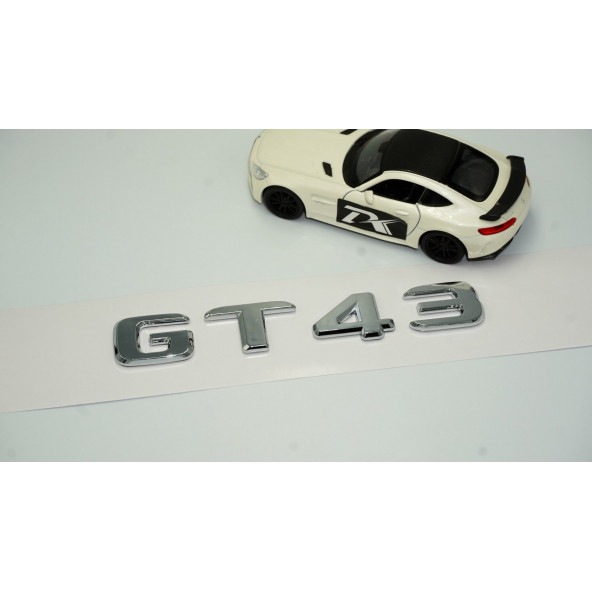 DK Benz GT 43 Bagaj Krom ABS 3M 3D Yazı Logo - 2