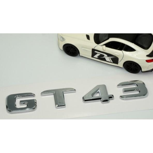 DK Benz GT 43 Bagaj Krom ABS 3M 3D Yazı Logo - 3