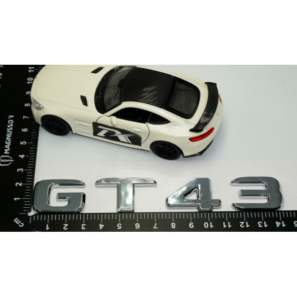 DK Benz GT 43 Bagaj Krom ABS 3M 3D Yazı Logo - 4