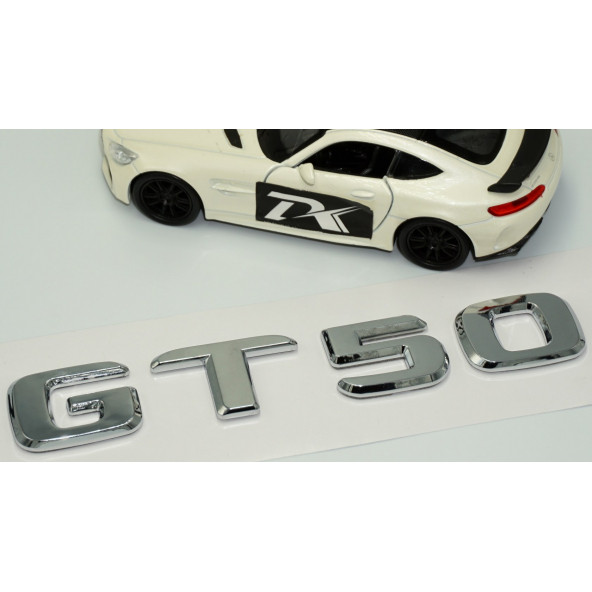 DK Benz GT 50 Bagaj Krom ABS 3M 3D Yazı Logo - 3