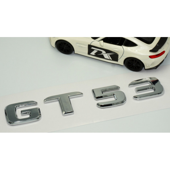DK Benz GT 53 Bagaj Krom ABS 3M 3D Yazı Logo - 3