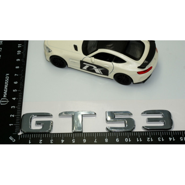 DK Benz GT 53 Bagaj Krom ABS 3M 3D Yazı Logo - 4