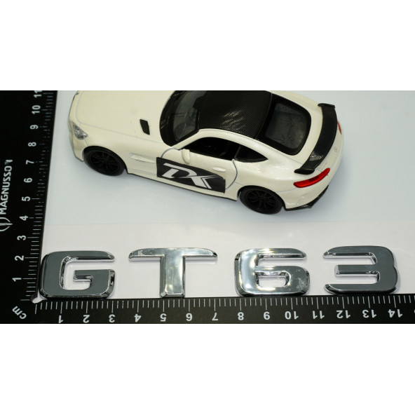 DK Benz GT 63 Bagaj Krom ABS 3M 3D Yazı Logo - 4