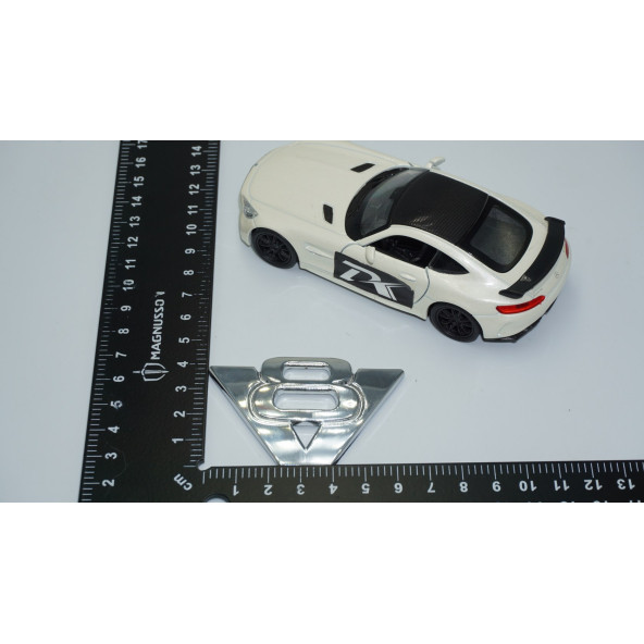DK Tuning V8 Bagaj 3M 3D Krom Metal 3M 3D Logo Amblem - 2