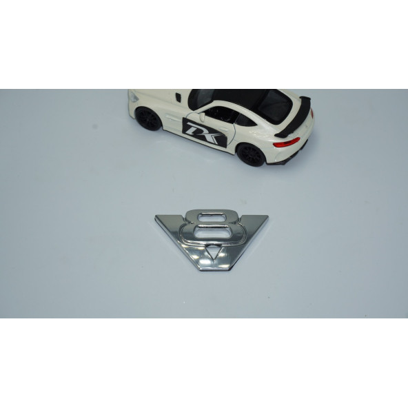 DK Tuning V8 Bagaj 3M 3D Krom Metal 3M 3D Logo Amblem - 3