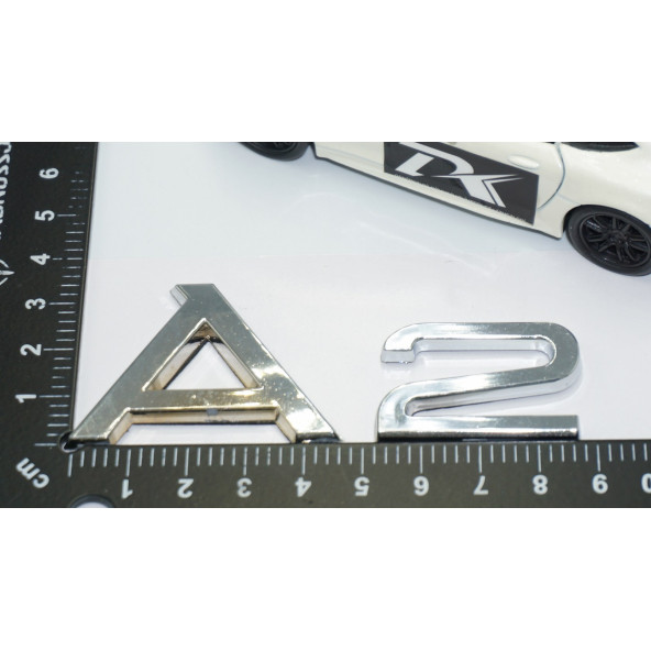DK Tuning A2 Bagaj Krom ABS 3M Yazı Logo Audi İe Uyumlu - 4