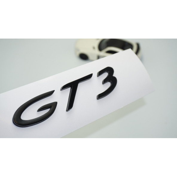 DK Tuning Porsche 911 GT3 Bagaj Siyah ABS Yazı Logo Amblem