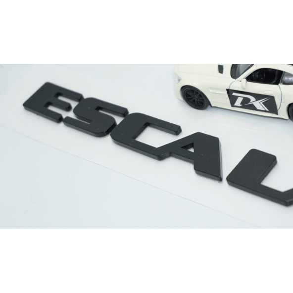 DK Tuning Escalade Bagaj Siyah Yazı Logo Cadillac İle Uyumlu - 4