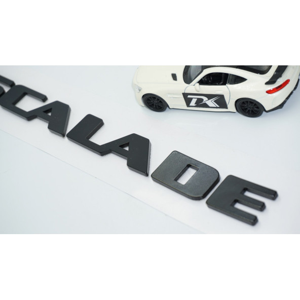 DK Tuning Escalade Bagaj Siyah Yazı Logo Cadillac İle Uyumlu - 5