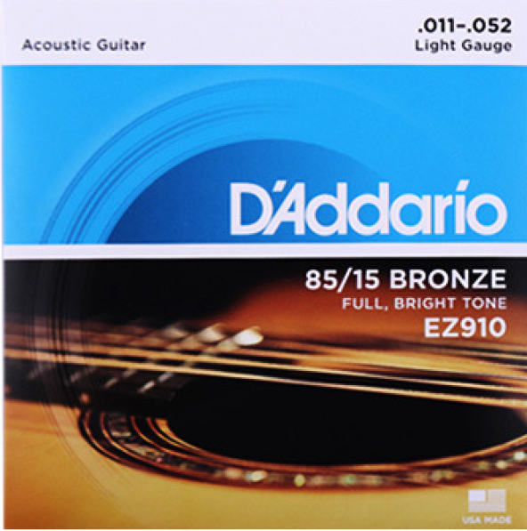 Daddario EZ910 Akustik LİGHT GİTAR TELİ .011