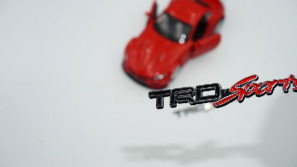 Toyota TRD Sports Çamurluk Yanı Metal Yazı Logo Amblem Seti