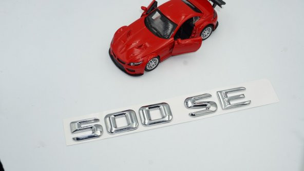 500 SE Bagaj Krom Metal 3M 3D Yazı Logo - 2