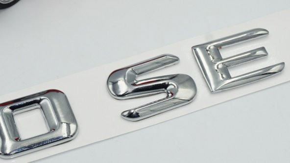500 SE Bagaj Krom Metal 3M 3D Yazı Logo - 4