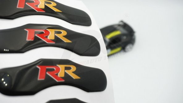 RR Logo Kaliper Üstü 3M 3D Damla Desen Logo Arma Amblem Set ürün görseli