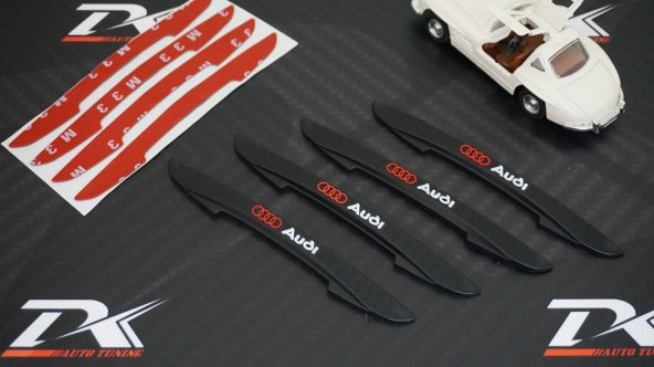 Audi Logo Kapı Kenarı Koruma Kauçuk 3M Band - 3
