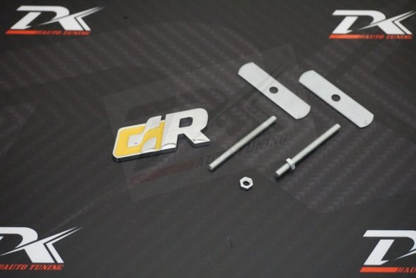 Volkswagen R R32 R36 GTI Racing Krom Metal Ön Panjur Vidalı Logo - 6