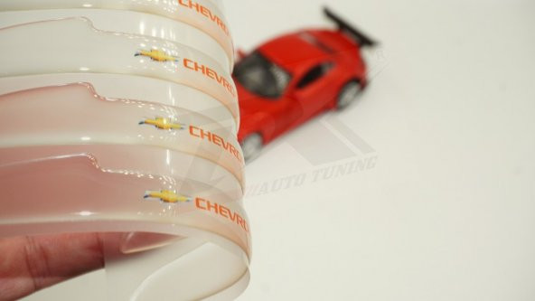 Chevrolet Logo Kapı Kenarı Koruma Şeffaf Kauçuk 3M Band New Style - 8