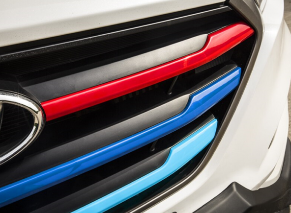 Hyundai Tucson 2015 2018 Modeller Ön Panjur Dekoratif Şeritleri - 3