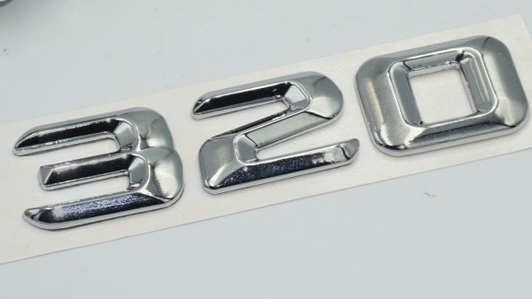 CLS 320 Bagaj Krom Metal 3M 3D Yazı Logo - 4