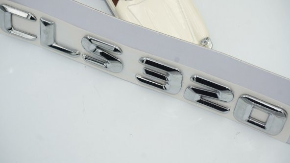 CLS 320 Bagaj Krom Metal 3M 3D Yazı Logo - 5