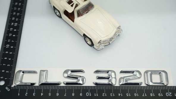 CLS 320 Bagaj Krom Metal 3M 3D Yazı Logo - 6