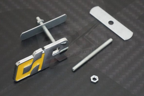 Volkswagen R R32 R36 GTI Racing Krom Metal Ön Panjur Vidalı Logo - 11