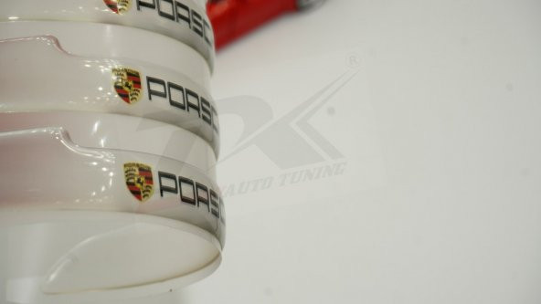 Porsche Logo Kapı Kenarı Koruma Şeffaf Kauçuk 3M Band New Style - 9