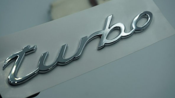 Porsche 911 Turbo Orjinal Bagaj Metal Logo Amblem Arma