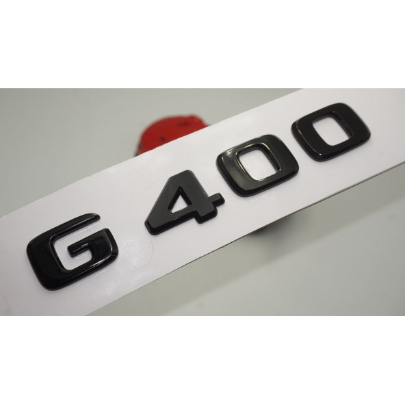 G 400 Bagaj Parlak Siyah ABS 3M 3D Yazı Logo
