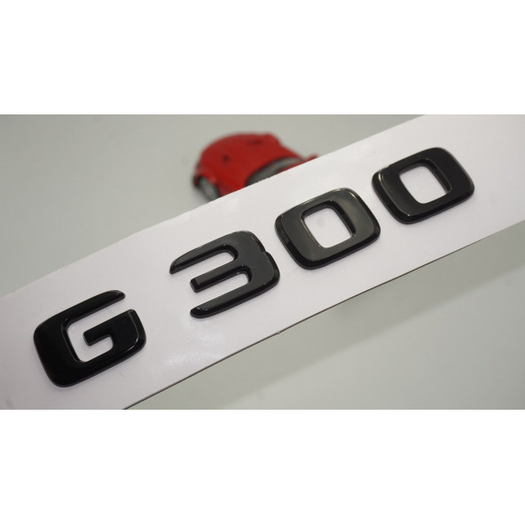 G 300 Bagaj Parlak Siyah ABS 3M 3D Yazı Logo
