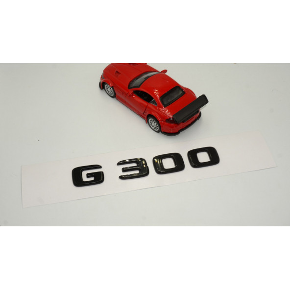 G 300 Bagaj Parlak Siyah ABS 3M 3D Yazı Logo - 2