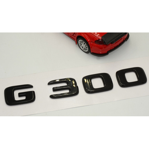 G 300 Bagaj Parlak Siyah ABS 3M 3D Yazı Logo - 3