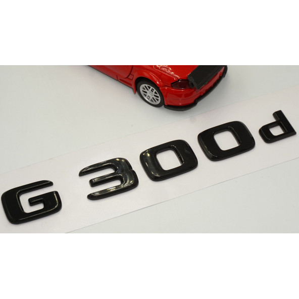 G 300d Bagaj Parlak Siyah ABS 3M 3D Yazı Logo - 3