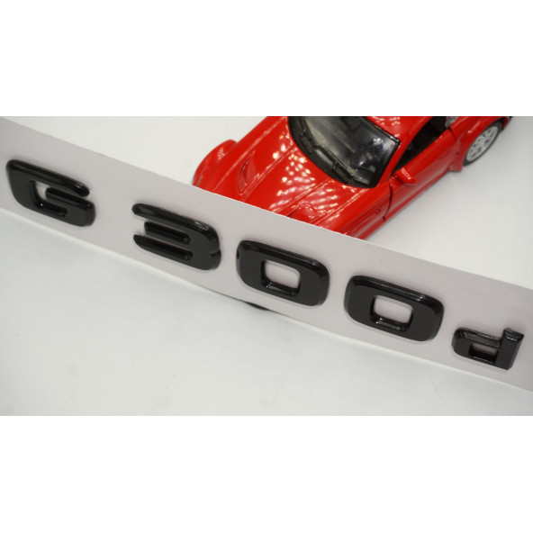 G 300d Bagaj Parlak Siyah ABS 3M 3D Yazı Logo - 4