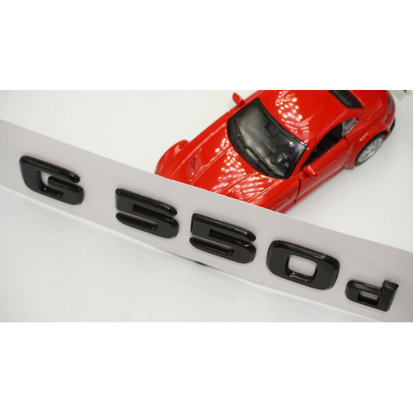 G 550d Bagaj Parlak Siyah ABS 3M 3D Yazı Logo - 4
