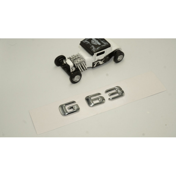 G63 Bagaj Krom Metal 3M 3D Yazı Logo - 2