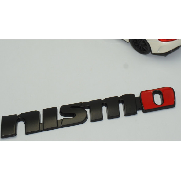 DK Nissan Nismo Siyah Kırmızı Bagaj Logo Arma Amblem - 3