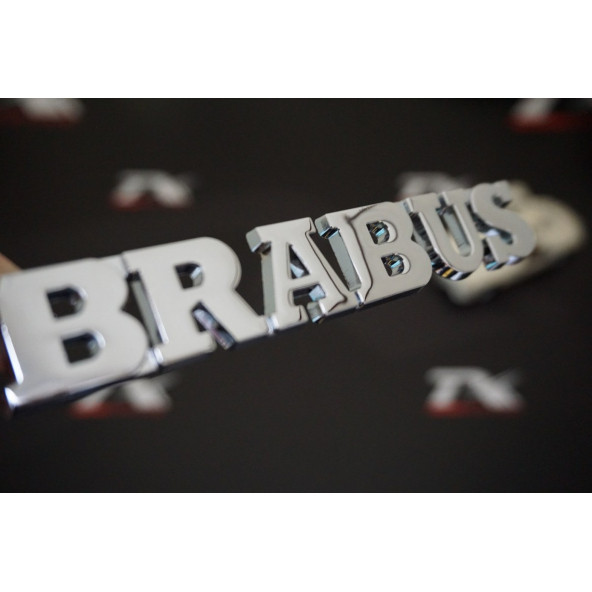 DK Tuning Brabus Krom Metal Bagaj Yazı Logo Benz İle Uyumlu ürün görseli