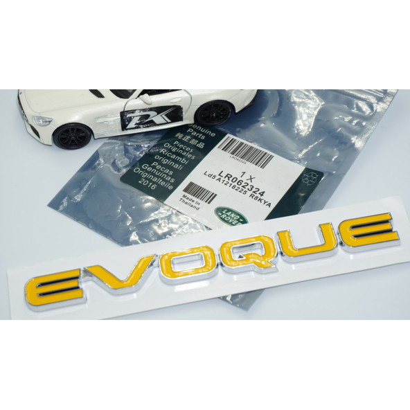 DK Tuning Evoque Bagaj Sarı 3M 3D Yazı Logo Range Rover İle Uyumlu - 5