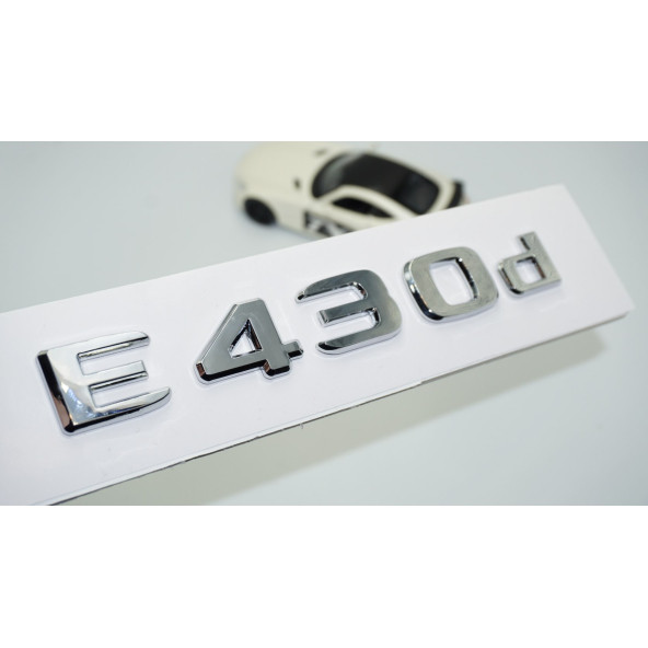 DK Tuning E430d Bagaj Krom ABS 3M 3D Yazı Logo Benz İle Uyumlu